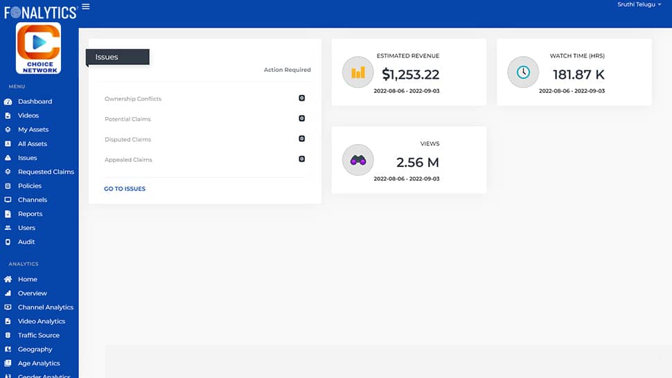 Multi-Channel Dashboard